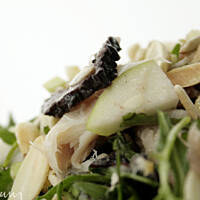 Sałata z wędzoną makrelą