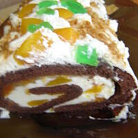 Rolada z kremem śmietanowym