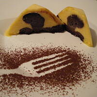 piramidki lodowe czekoladowo-mangowe