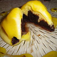 piramidki lodowe czekoladowo-mangowe