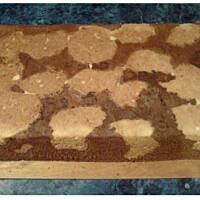 Kolorowy sernik smażony