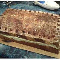 Kolorowy sernik smażony