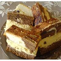 Kolorowy sernik smażony