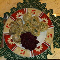 zając w śmietanie Kasi