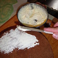 torcik kasztanowo-mangowy