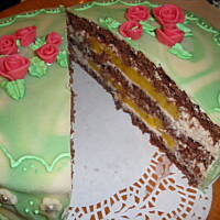 torcik kasztanowo-mangowy