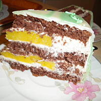 torcik kasztanowo-mangowy