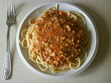 Fot. YoungLady, Spaghetti z prawdziwych pomidorów