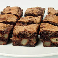 Ciasto czekoladowo-owocowe