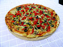 Fot. galant, Pizza pieczona na kamieniu do pizzy