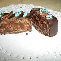 pralinki  z nadzieniem czekoladowym z chrupkami