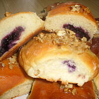 Bilberry buns