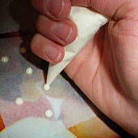 deser jajo śmietankowo-czekoladowo-brzoskwiniowy