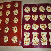 magdalenki pomarańczowo-miodowe z czekoladami