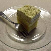 Biszkopt z masą orzechową