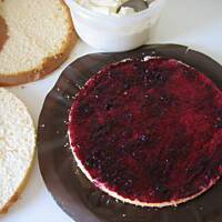 Tort cytrynowy  -  przymrozkiem  muśnięty