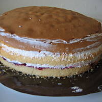 Tort cytrynowy  -  przymrozkiem  muśnięty