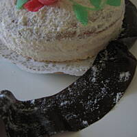 Tort cytrynowy  -  przymrozkiem  muśnięty