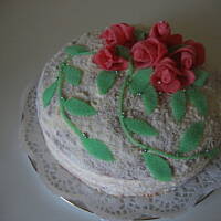 Tort cytrynowy  -  przymrozkiem  muśnięty