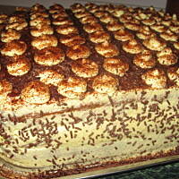 Tort Tiramisu kwadratowy