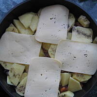 Zapiekanka -ziemniaki duszone po mojemu