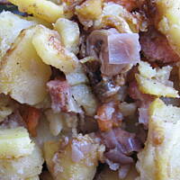 Zapiekanka -ziemniaki duszone po mojemu