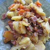 Zapiekanka -ziemniaki duszone po mojemu