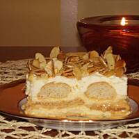 Ciasto na zimno z migdałami