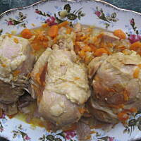 Udziec z indyka duszony w warzywach Marty