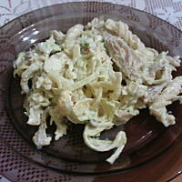 Sałatka z pora i kurczaczka