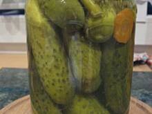 Fot. martikoziolek, Ogórki w occie na zimę