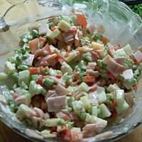 Rigatoni pyszna chrupiąca sałatka