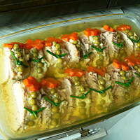 schab faszerowany w galarecie