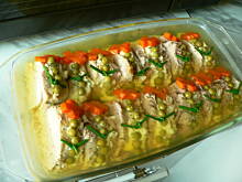 Fot. Śnieżka, schab faszerowany w galarecie