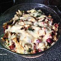 Zapiekanka makaronowa z brokułami