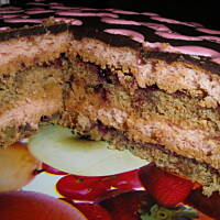 Ciacho orzechowo-kawowo-kajmakowe