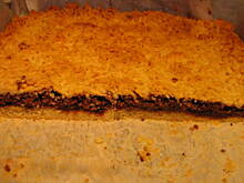 Fot. basilek, Placek z pianą czekoladowo-orzechową