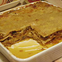 LASAGNE z mięsem w sosie pomidorowym