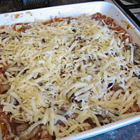 LASAGNE z mięsem w sosie pomidorowym