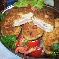 Kotlety ziemniaczane z wkładką