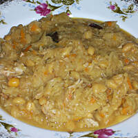 Kapustka z grochem całym  wg babci Różyczki