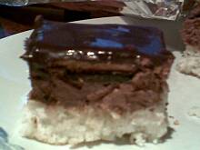 Fot. aloalo, Ciasto kokosowo-czekoladowe z Delicjami