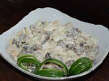 Fot. natka wz, Sałatka z pieprzem, pieczarkami i kurczakiem pyszna