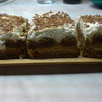 Ciasto toffi pod pierzynką z naparem kawowym wg Różyczki