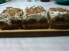 Fot. niebieska-różyczka, Ciasto toffi pod pierzynką z naparem kawowym wg Różyczki