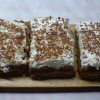 Ciasto toffi pod pierzynką z naparem kawowym wg Różyczki