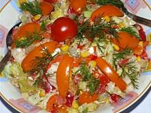 Fot. niebieska-różyczka, Sałatka  jesienna wg Różyczki