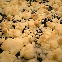 Czekoladowy drozdzowy placek z kruszonka