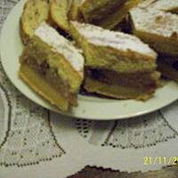 Szarlotka na lanym cieście