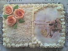 Fot. iwonka4255, Tort komunijny książka